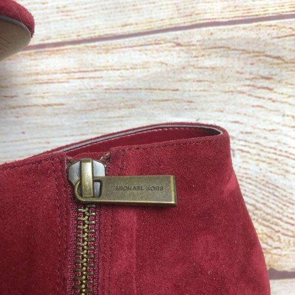 Michael Kors Red Booties - Picture 4 of 11